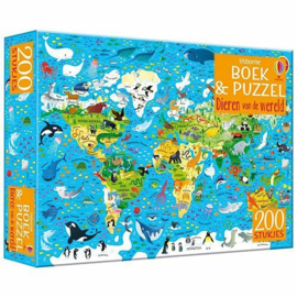 Boek & puzzel | dieren van de wereld