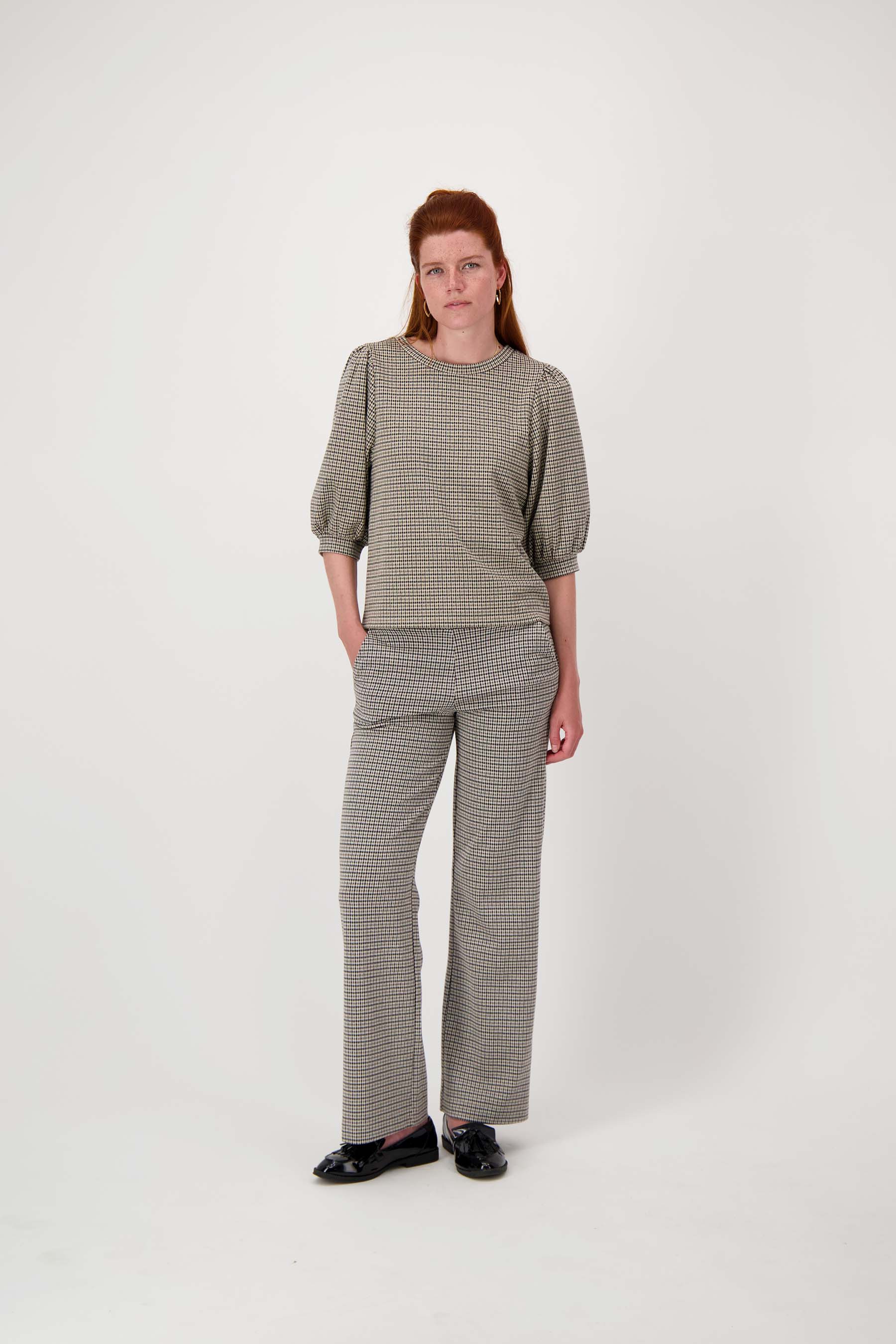 zusss broek geruite lange broek