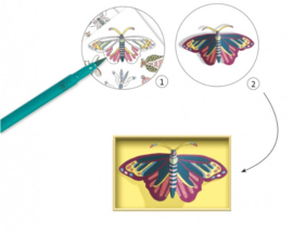 Djeco knutselen | kleuren met stiften insectenkast
