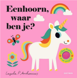 Boek Eenhoorn, waar ben je? | karton flapjesboekje