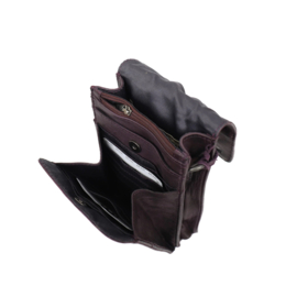 Bear design Schoudertasje 'Robbie' 2.0 mid night plum