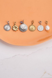 My Jewellery bedel | love in bloom charm zilver