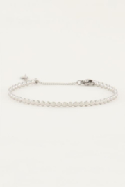 My Jewellery armband | mix bangle kleine bolletjes zilver