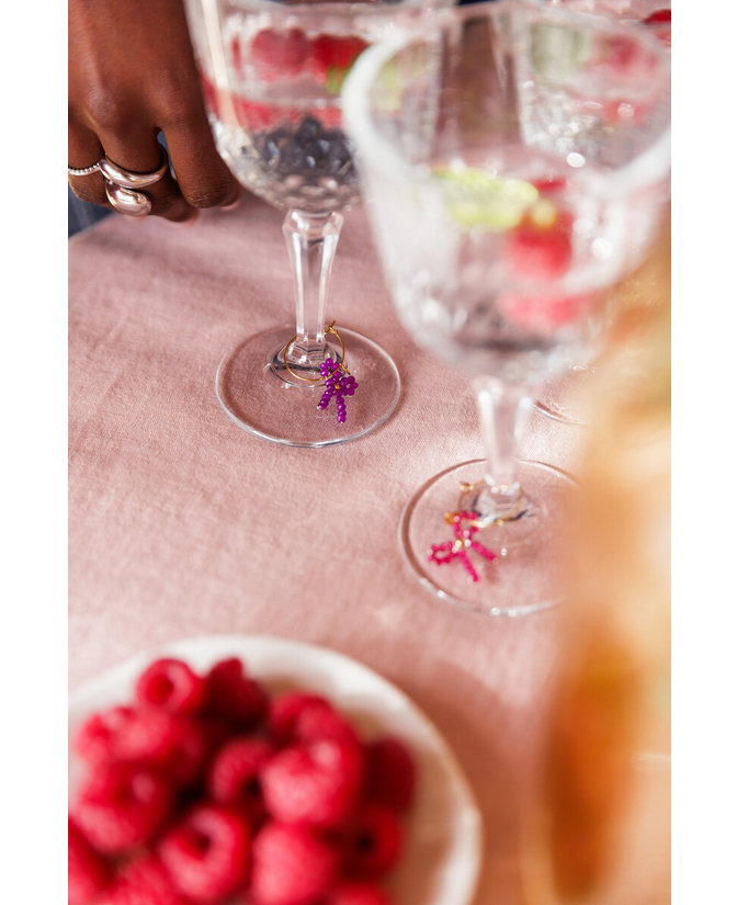 My Jewellery Wijnglas bedels met strikjes
