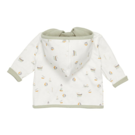 Little Dutch reversible babyjasje | Sailors bay white/olive.