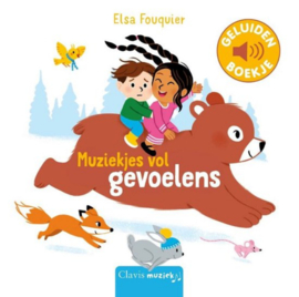 Boek muziekjes vol gevoelens | geluidenboekje karton