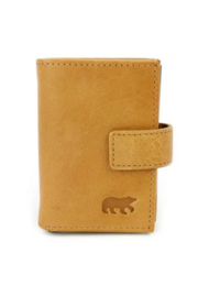 Bear design XL Pasjeshouder 'Mo' taupe