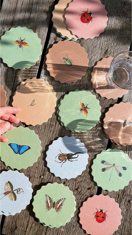 good prints onderzetterset insecten