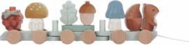 Little Dutch houten blokkentrein eekhoorn forest friends