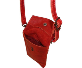 Bear Design telefoontasje 'Priya'  | rood