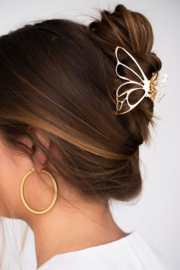 my jewellery gouden haarclip vlinder