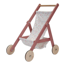 Little Dutch houten poppenbuggy | Flowers en butterflies