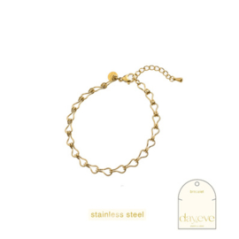 Go Dutch Label armband Double Rolled Link Bracelet goud