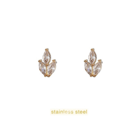 Go Dutch Label oorbellen Small Lily Stud goud