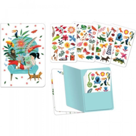 Djeco Lovely paper | notitieboekje met stickers Sarah