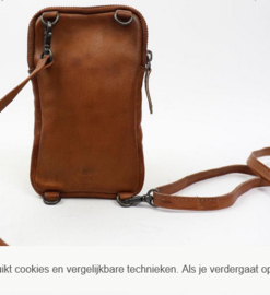 Bear Design telefoontasje "Candy" cognac