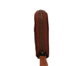 bear design pasjeshouder 'Rudie' cognac