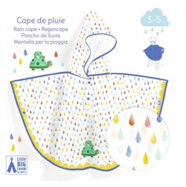 Djeco regencape klein model schildpad