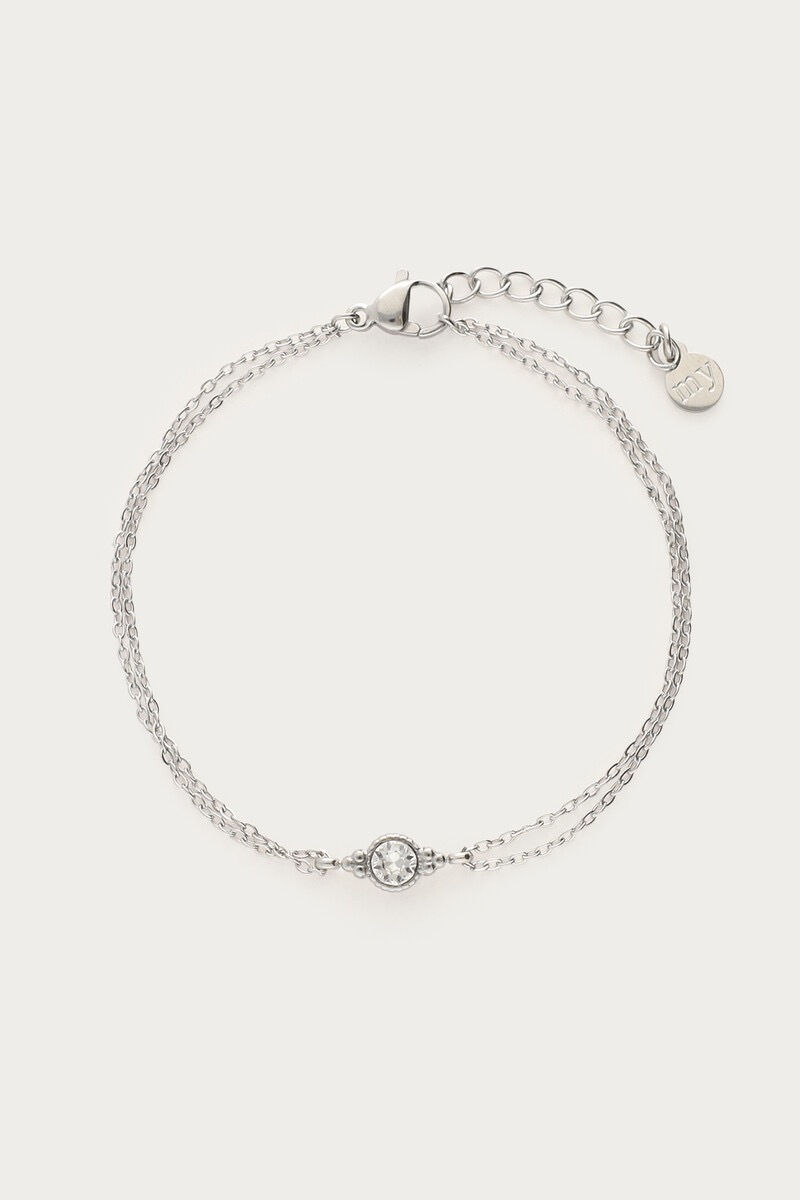 My Jewellery special armband "You are loved" zilver