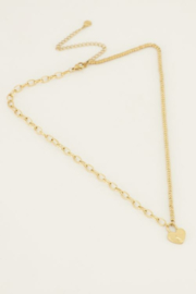 My Jewellery ketting | ketting hartjes slot goud