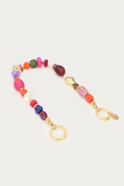 My Jewellery Mulitkleur telefoonkoord met chunky kralen