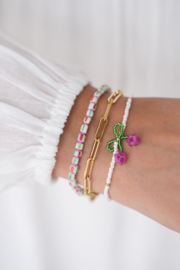 My Jewellery armband | met kralen cherry goud