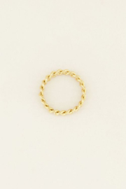 My Jewellery ring | kleine schakels goud.
