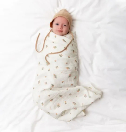 A Little Lovely Company swaddle | little flowers