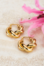 My Jewellery Iconic oorringen gedraaid patroon