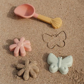 Little Dutch strandset schepje en zandvormen Flowers & Butterflies