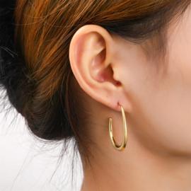 Go Dutch Label Elegant Hoop -14K