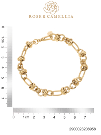 rose en camellia armband chunky