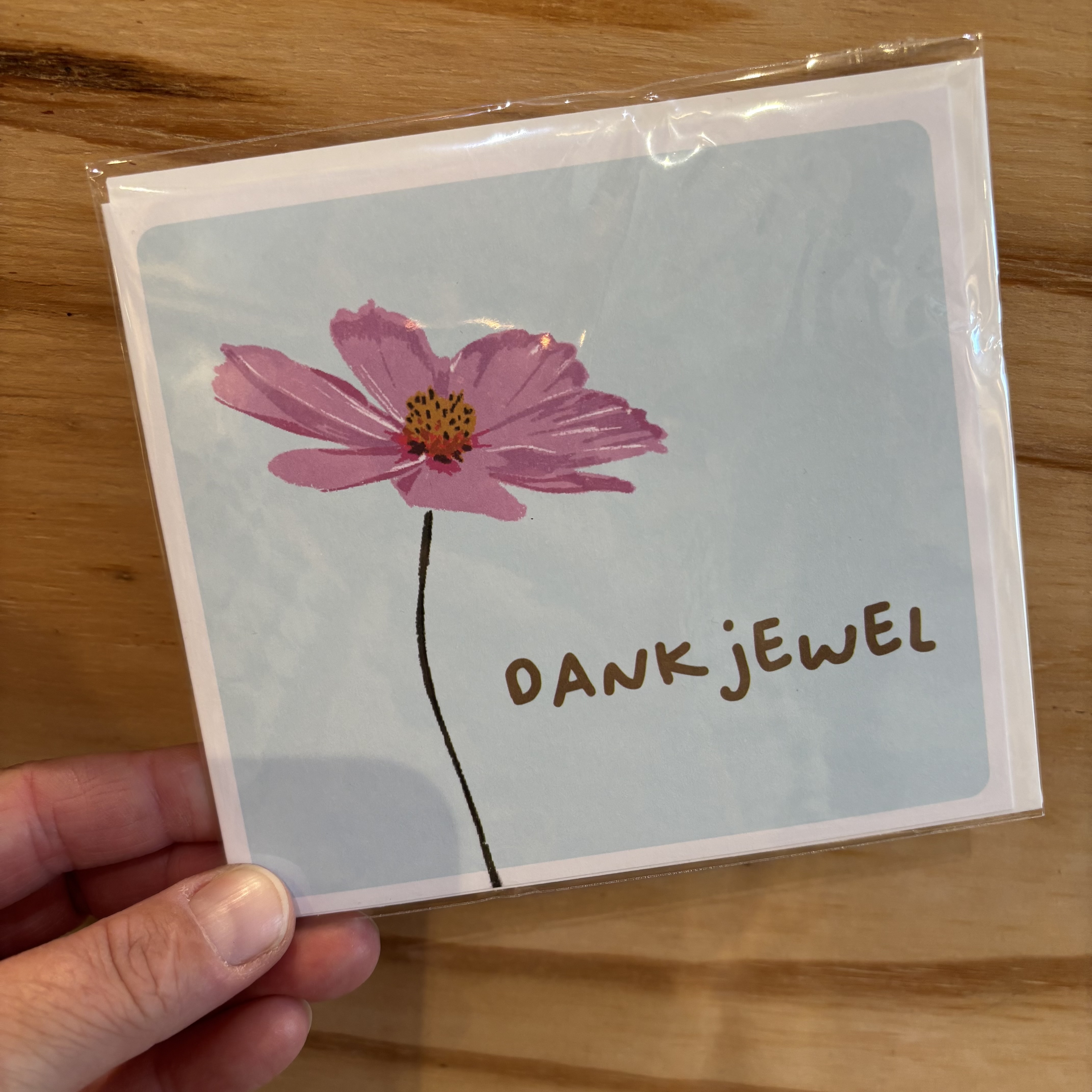 Pippa wenskaart dank je wel