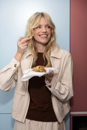 zusss jasje van structuur materiaal off white