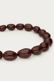 My Jewellery Bruine chunky kralenketting