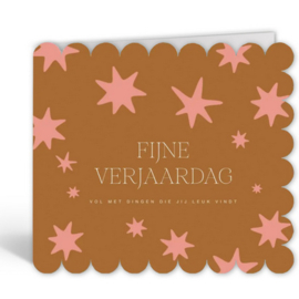 Studio Mie wenskaart geschulpt fijne verjaardag