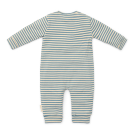 Little Dutch new born boxpakje overslag stone blue stripe