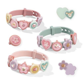 Little Dutch Slide Charm Bracelets Roze - Fairy Garden