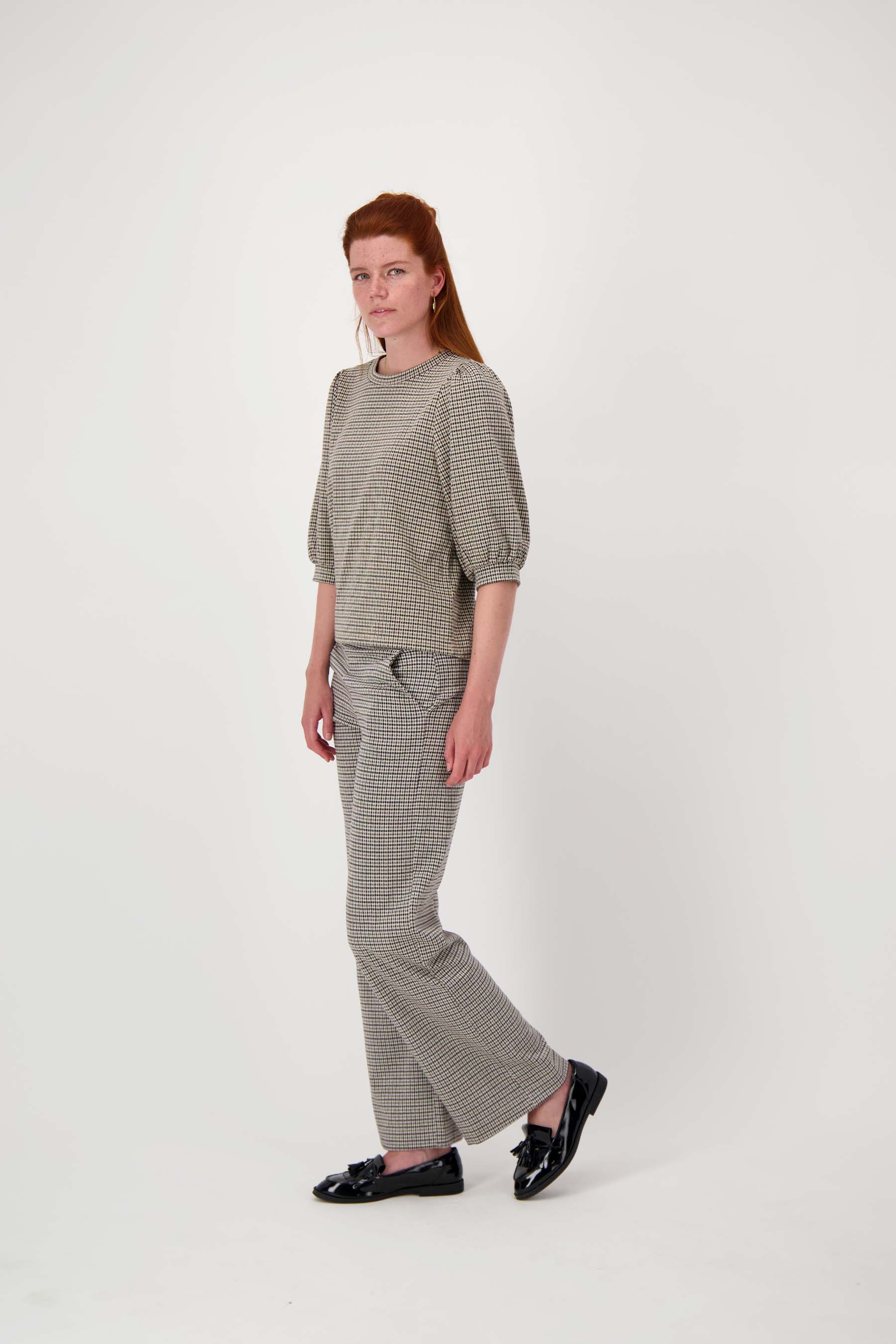 zusss broek geruite lange broek