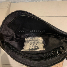 Bear Design clutch/schoudertasje croco | zwart