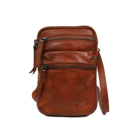 Bear Design kleine schoudertas 'Toni' cognac