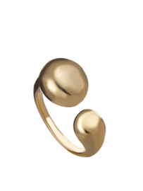 rose en camellia verstelbare ring