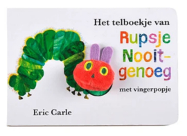 Boek Het telboekje van Rupsje nooitgenoeg met vingerpopje | karton