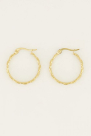 My Jewellery oorbellen | oorringen rond smal goud