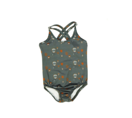 Snoozebaby riffle bathsuit | off white balloon