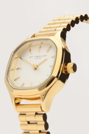 My Jewellery Vintage zeshoekig horloge met schakelband