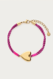 MyJewellery Sunrocks touw armbandje hartje