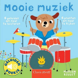 Mooie muziek | geluidenboekje karton