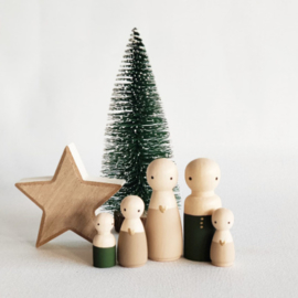 SPJ kerst | houten ster