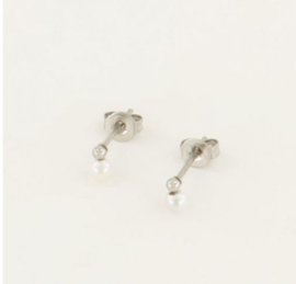 My Jewellery oorbellen | studs parel zilver